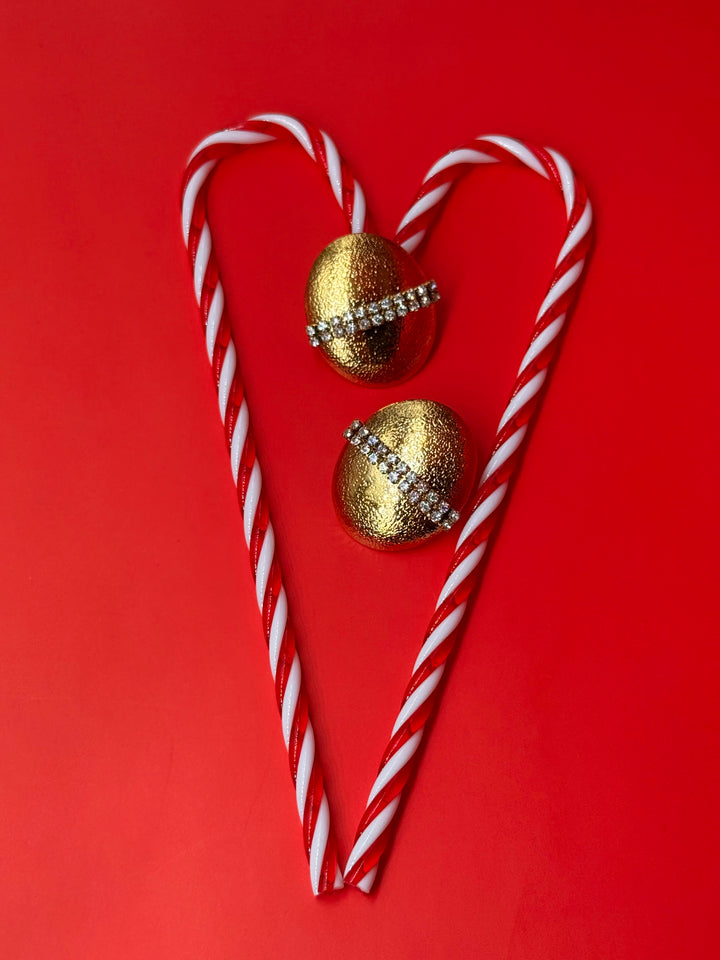 Lora σκουλαρίκια σε οβάλ σχήμα με ζιργκόν