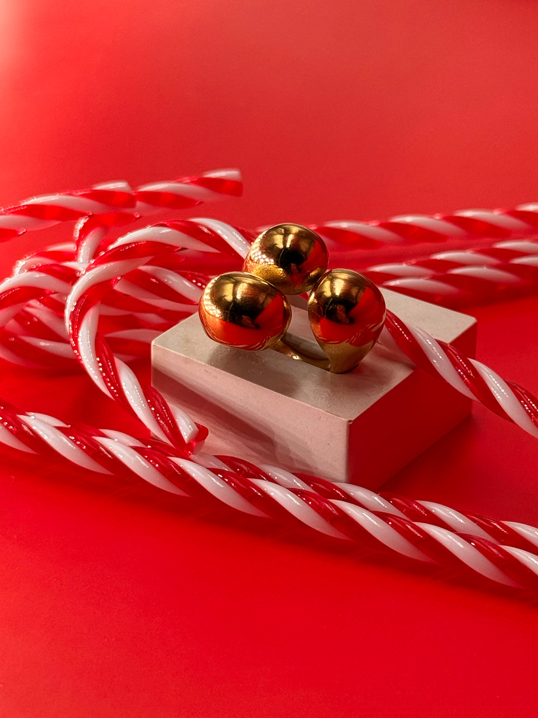 Bubble δαχτυλίδι από ανοξείδωτο ατσάλι