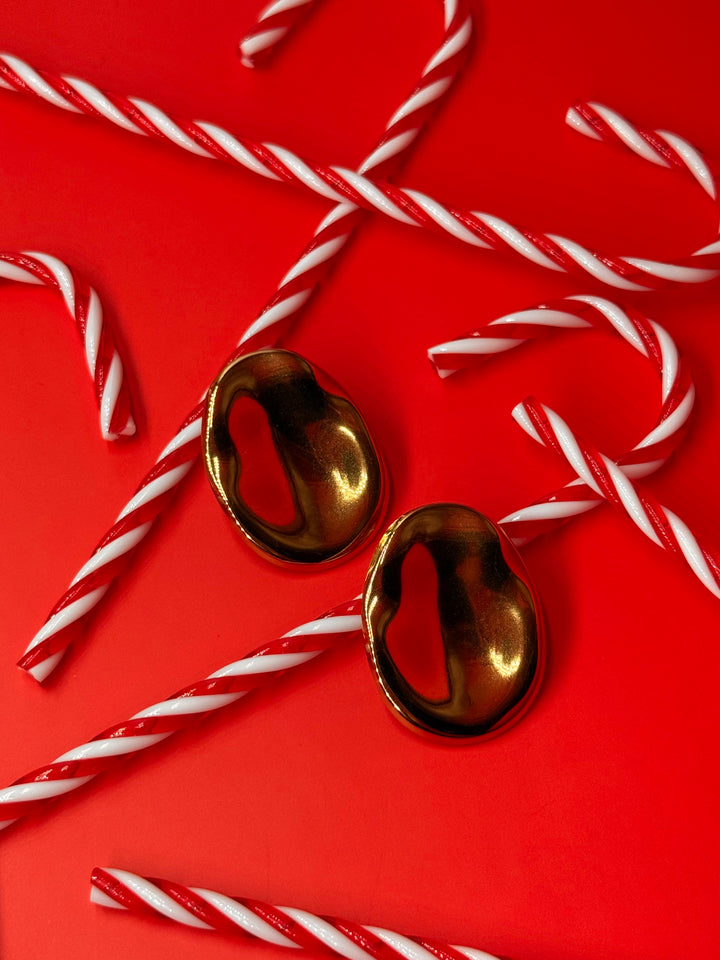 Sandra σκουλαρίκια σε οβάλ σχήμα