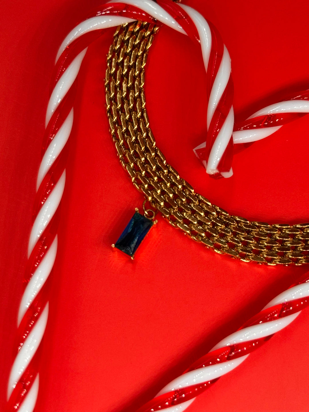 Marni κολιέ τσόκερ με πέτρα