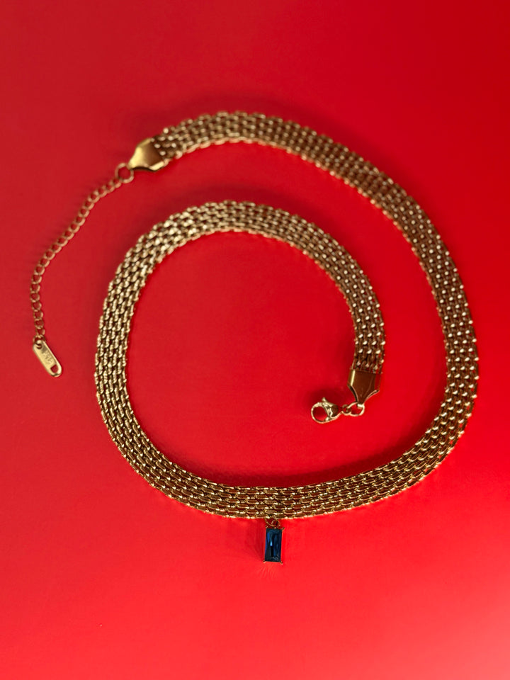 Marni κολιέ τσόκερ με πέτρα